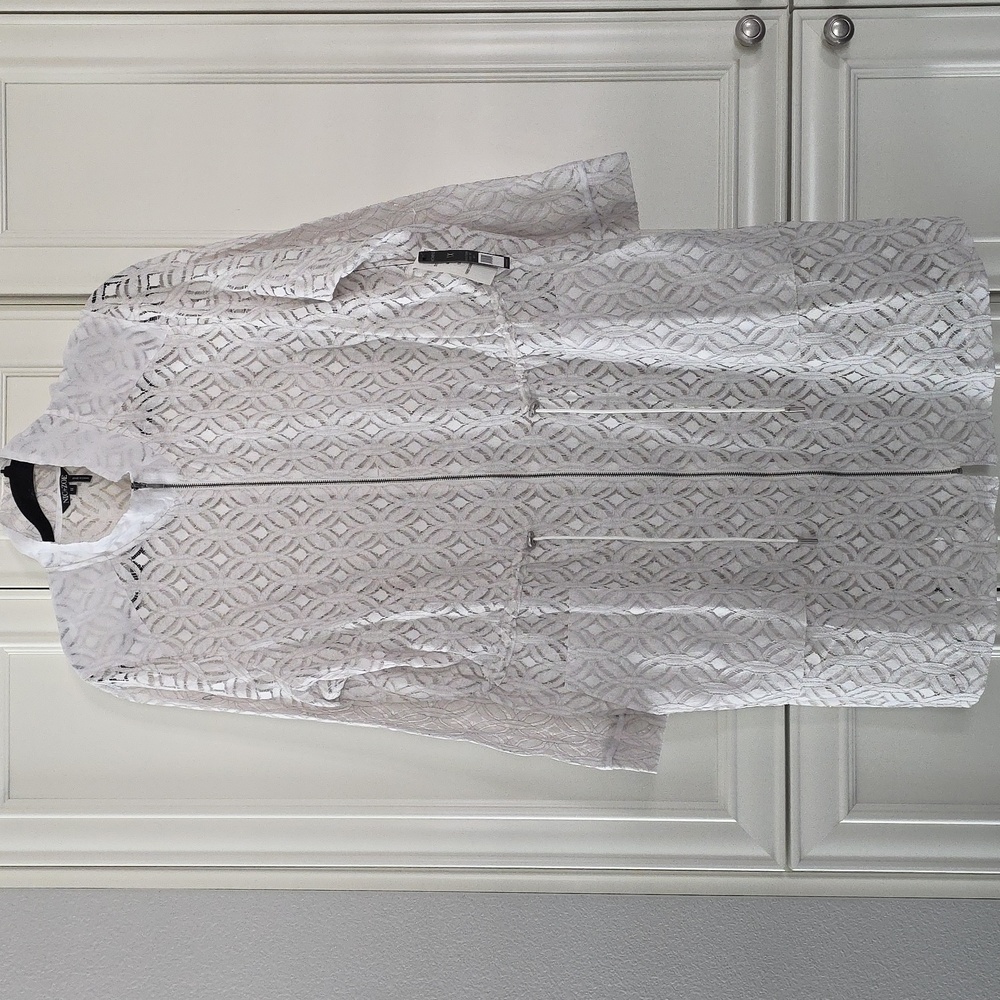 NWT NIC+ZOE | $218 Lace Drawstring Anorak Jacket - Picture 5 of 7